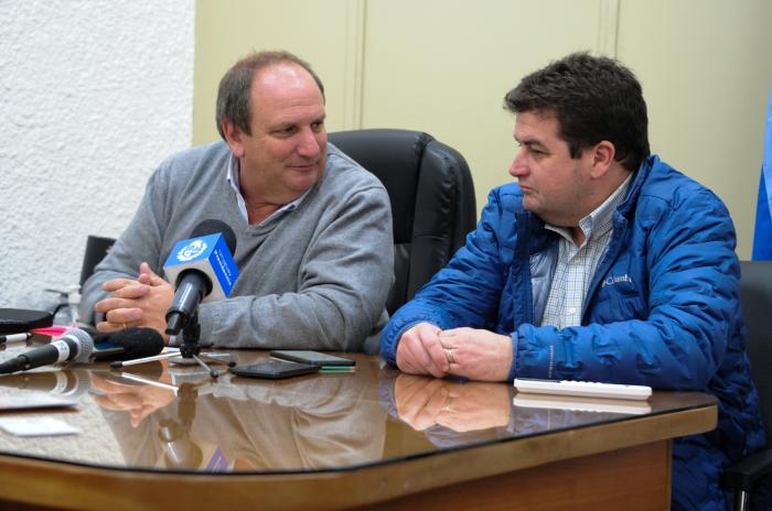 Autoridades de Inacoop en Durazno