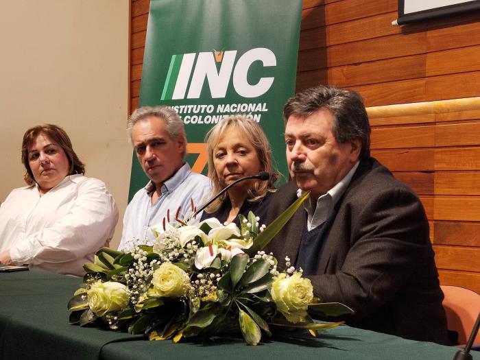 presentación de obras de UTE y el INC.