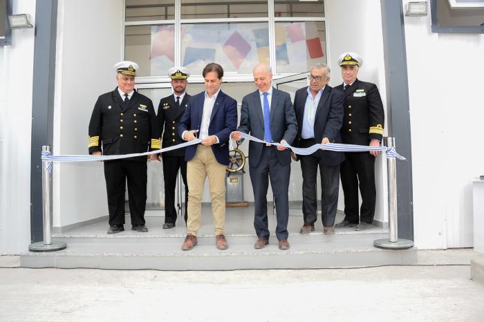 Presidente Lacalle Pou en inauguración de base naval