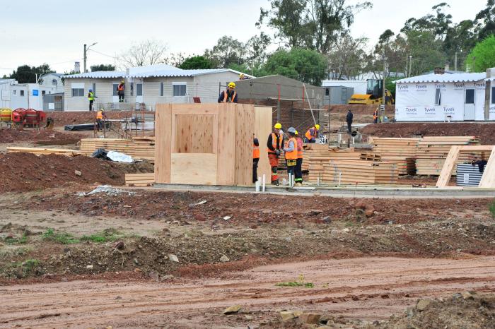 Mevir avanza en la construcción con madera y desarrolla 60 casas en San Gregorio de Polanco