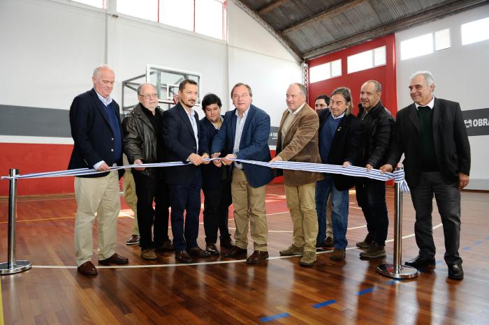 José Luis Falero inauguró las instalaciones del Club Atlético Oriental de la ciudad de Tacuarembó