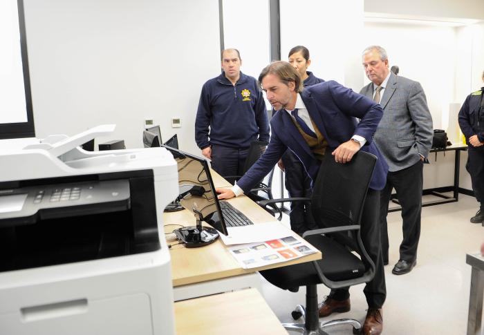 Lacalle Pou inauguró sede de Policía Científica