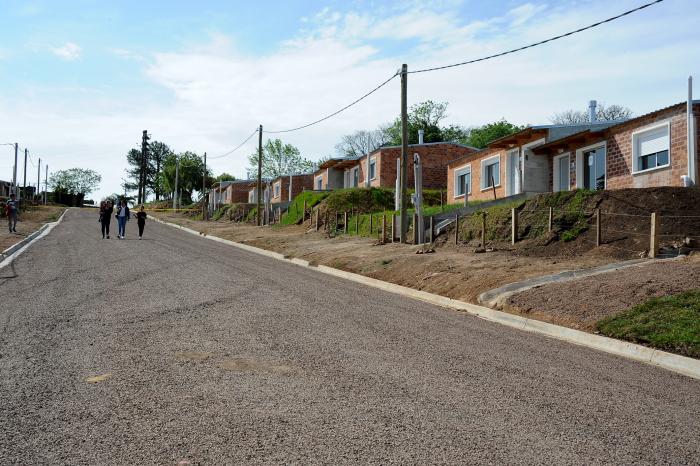 Inauguración de viviendas de Mevir en Minas de Corrales
