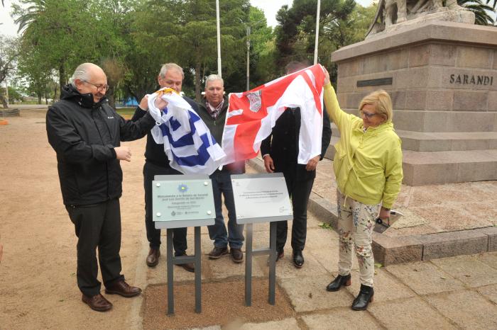 Imágenes de declaración de Monumento Histórico Nacional a memorial Batalla de Sarandí