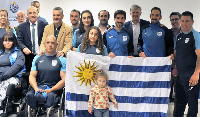 Imágenes de despedida de delegación uruguaya en los Juegos Parapanamericanos Santiago 2023
