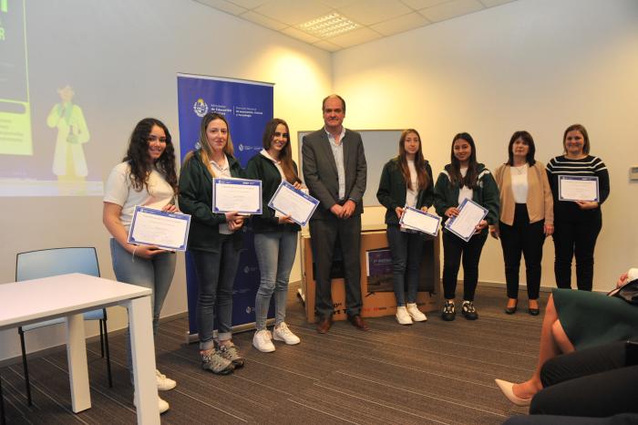 Imágenes de la entrega de premios del certamen "Científicas de tu comunidad"