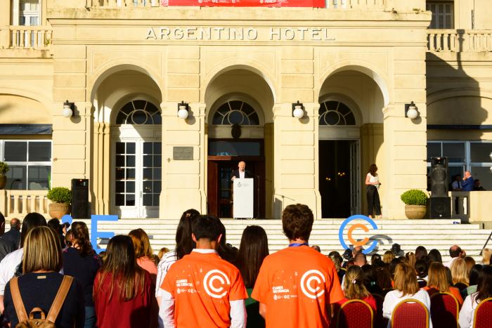 La apertura de la Feria Nacional de Clubes de Ciencia.