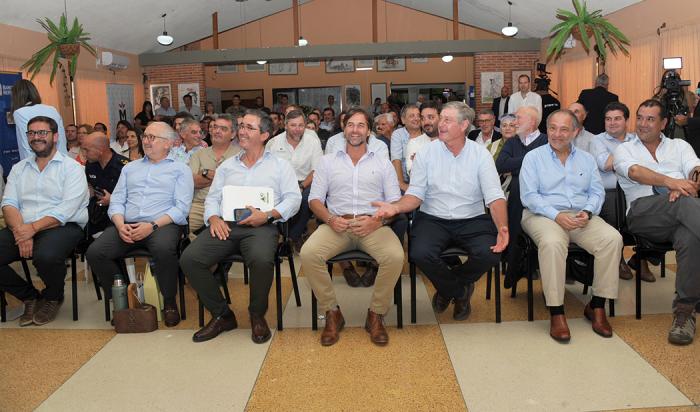Imágenes del presidente, Luis Lacalle Pou, en Soriano