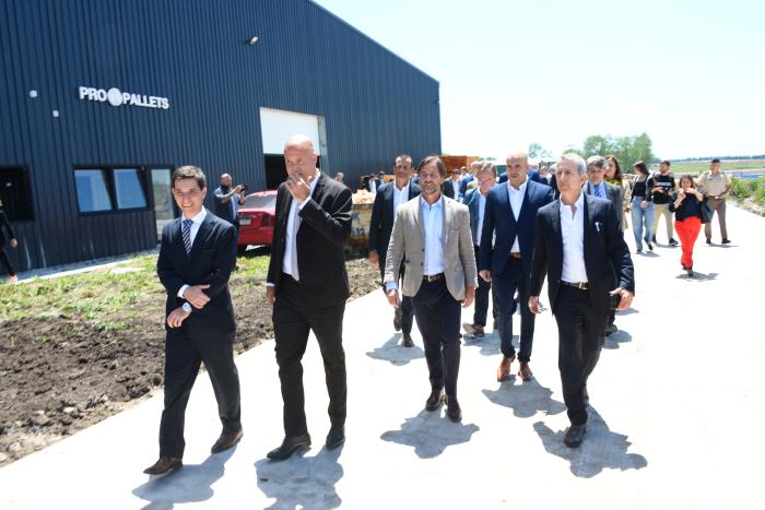Lacalle Pou inauguró obras en Parque Industrial Ruta 5