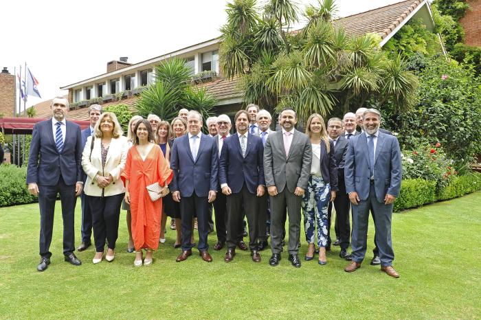 Presidente Lacalle Pou en la Cámara Española de Comercio