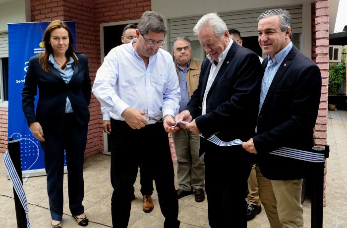  Inauguración de la base de SAME 105 en Colonia Valdense.