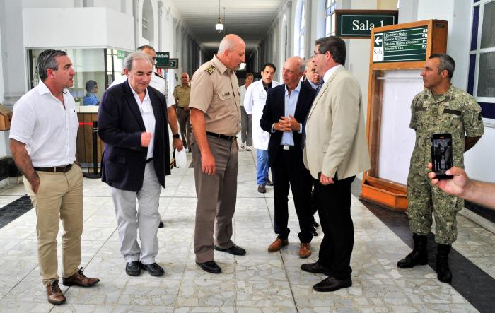 Visita a Hospital Central de las Fuerzas Armadas y Banco Nacional de Sangre