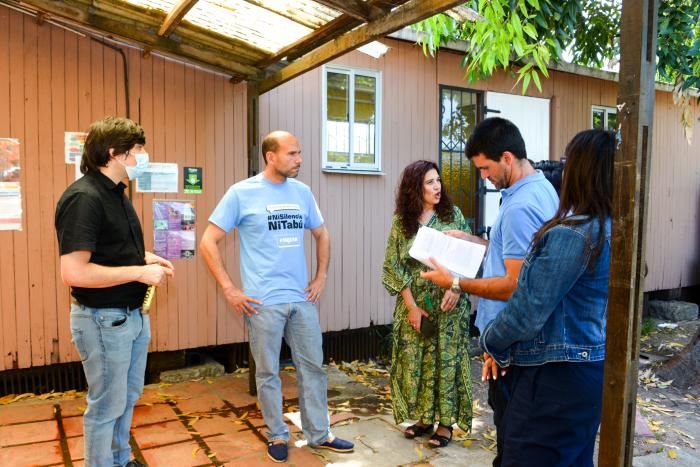 Recorrida del ministro de Desarrollo Social, Martín Lema