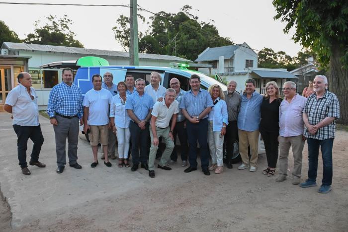 Inauguración de policlínica y entrega de ambulancia en Maldonado