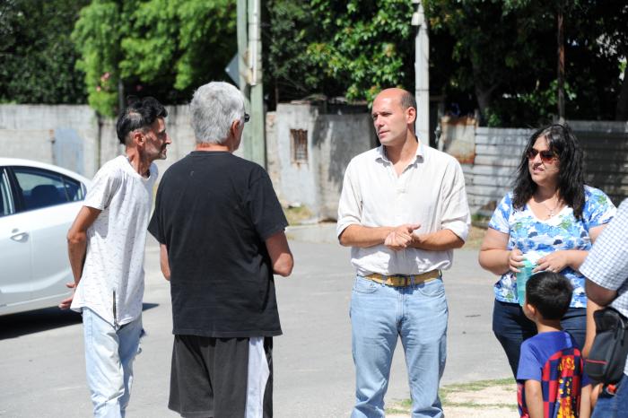 Recorrida del ministro de Desarrollo Social, Martín Lema