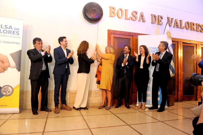 Lacalle Pou participó en evento por igualdad de género en la Bolsa de Valores