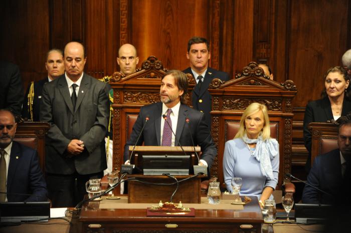 Presidente Lacalle Pou en Asamblea General Legislativa