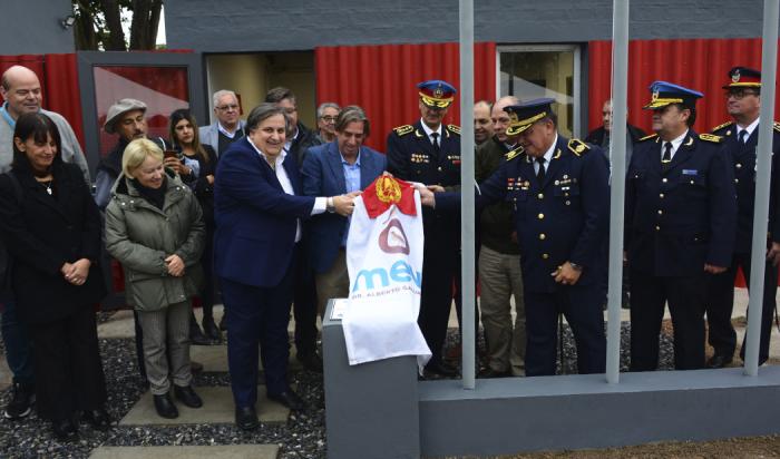 Interior y Mevir presentaron instalaciones del destacamento de Bomberos de Sauce