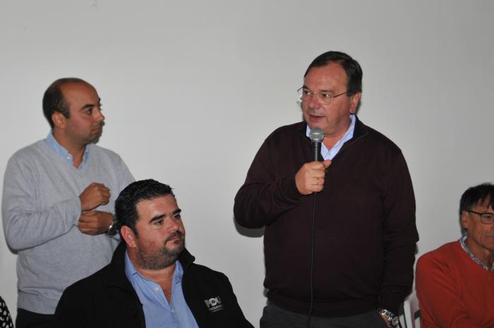 Recorrida del ministro de Transporte y Obras Públicas, José Luis Falero
