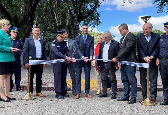Inauguración de cámaras de videovigilancia en Colonia