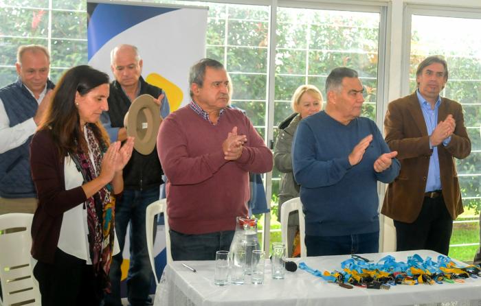 Inauguración de viviendas en el departamento de Durazno