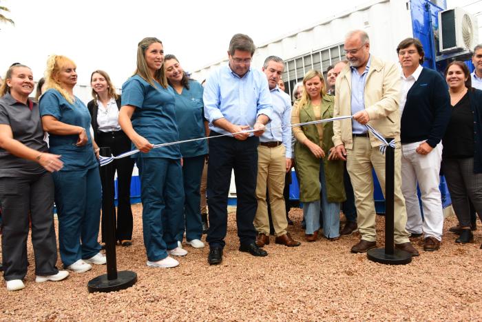 Inauguración de una base de SAME 105 en Los Cerrillos