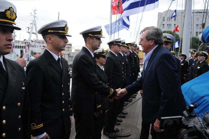 Partida del XXXIV viaje de instrucción del velero escuela Capitán Miranda