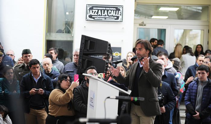 Presidente Lacalle Pou en la inauguración de obras de ampliación de UTEC en Mercedes