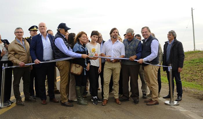 Gobierno inauguró obras sobre la ruta 20 tras inversión de 40.000.000 de dólares