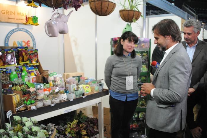 Presidente Lacalle Pou en la Expo Uruguay Sostenible