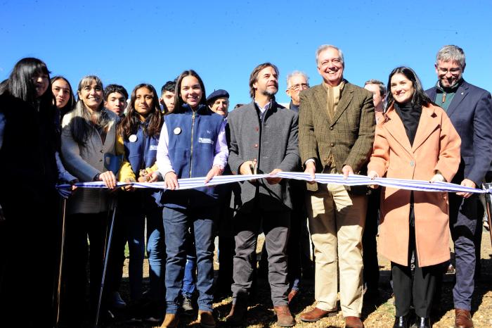 Presidente Lacalle Pou en inauguración de anexo de escuela agraria de Rincón de Valentín