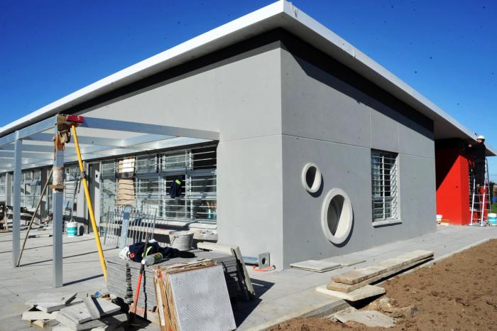 Obras de CAIF en Rocha y La Coronilla