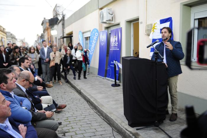 Presidente Lacalle Pou en inauguración de dispositivo Ciudadela en Rocha