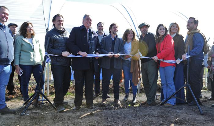 Presidente Lacalle Pou en actividad del MGAP en Canelón Chico