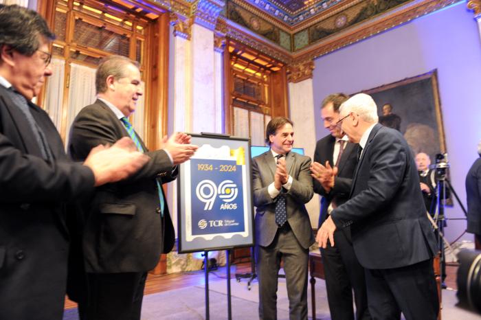 Presidente Lacalle Pou en acto del 90.° aniversario del Tribunal de Cuentas