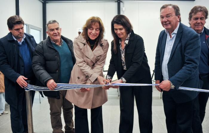 Inauguración de obra por convenio social del MTOP en Durazno