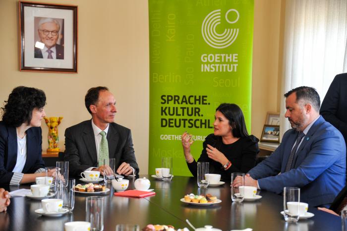 Firma de convenio entre ANEP y el Instituto Goethe