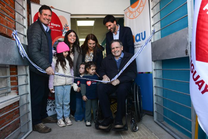 Inauguración de un CAIF en el departamento de Canelones