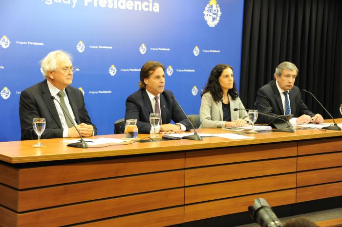 Conferencia del presidente Lacalle Pou sobre el plebiscito de reforma de la seguridad social