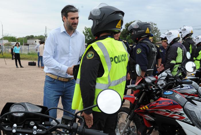 Ministerio del Interior incorporó 58 motocicletas para las distintas jefaturas del país