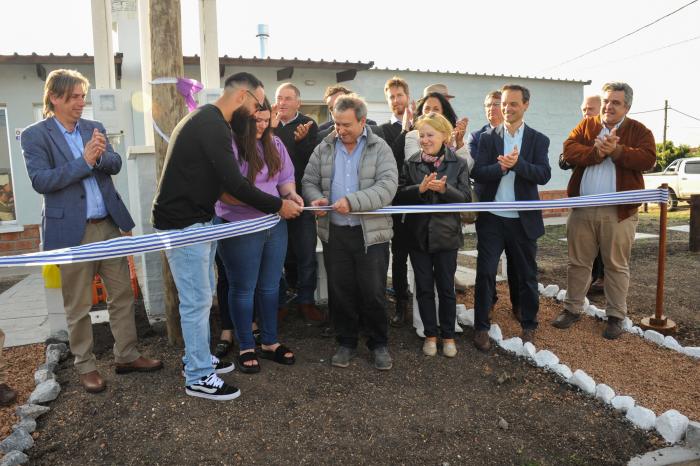 Inauguración de viviendas de Mevir en Carreta Quemada