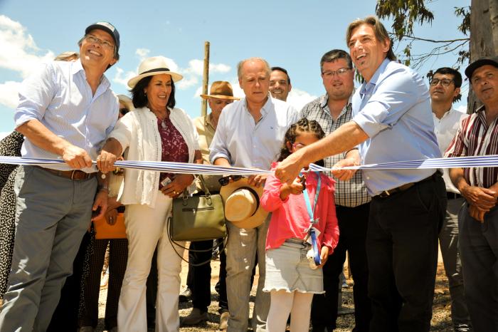 Entrega de viviendas de Mevir en Tranqueras, Rivera