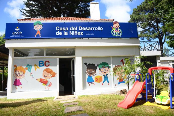 Inauguración de casa del desarrollo de la niñez en Maldonado