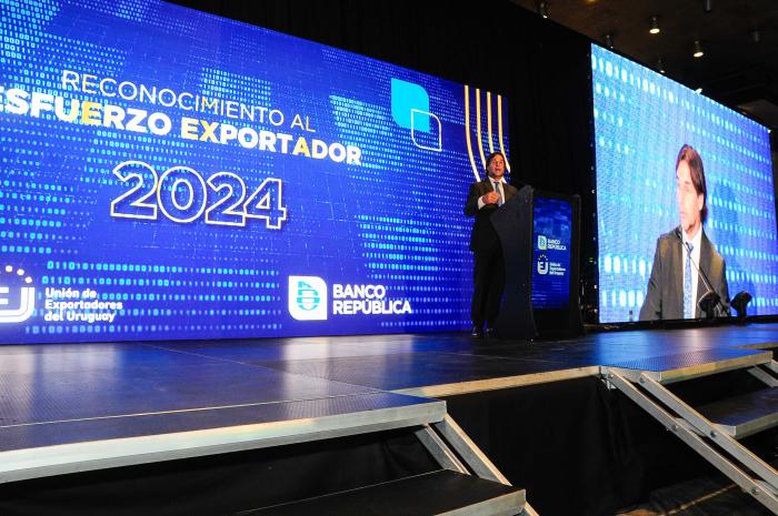 Presidente Lacalle Pou en reconocimiento al Esfuerzo Exportador 2024