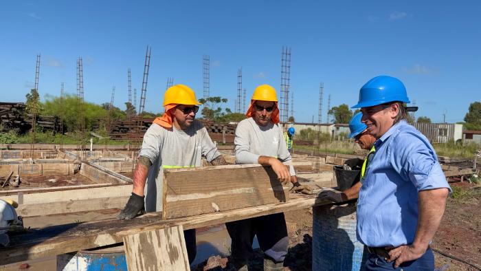 Mevir avanza en construcción de 64 viviendas en San Bautista y Castellanos