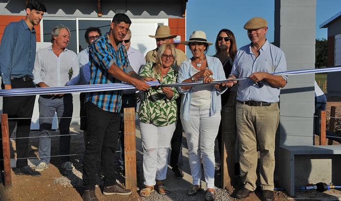 Inauguración de viviendas de Mevir en Rocha