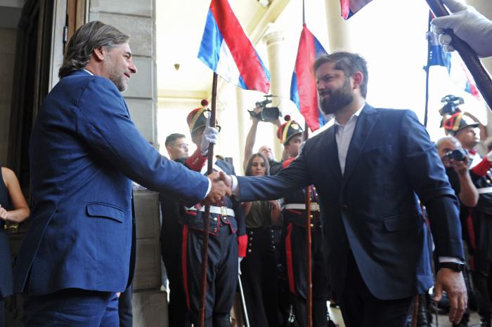 Reunión de mandatarios de Uruguay y Chile