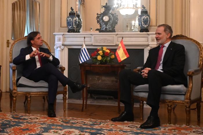 Encuentro entre el presidente Lacalle Pou y el rey de España, Felipe VI