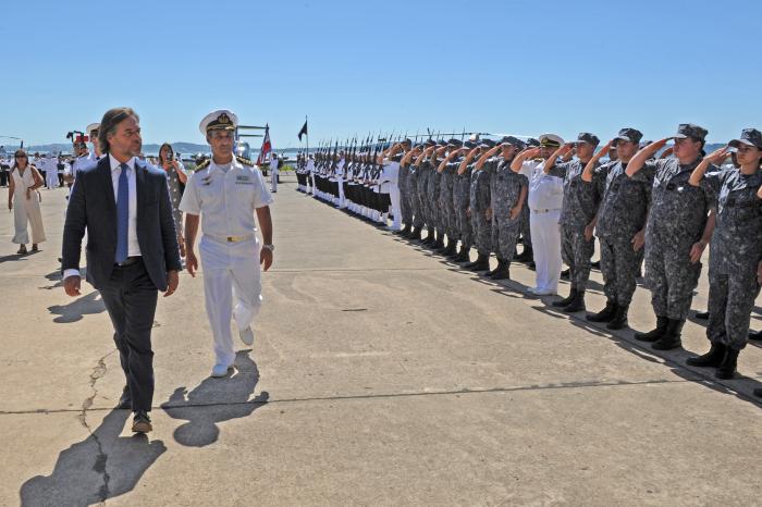 Presidente Lacalle Pou en aniversario de creación de la Aviación Naval