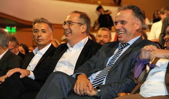 Presidente Yamandú Orsi en la asunción de autoridades del MEC